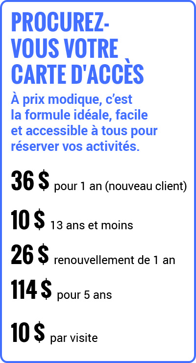 bouton Tarifs